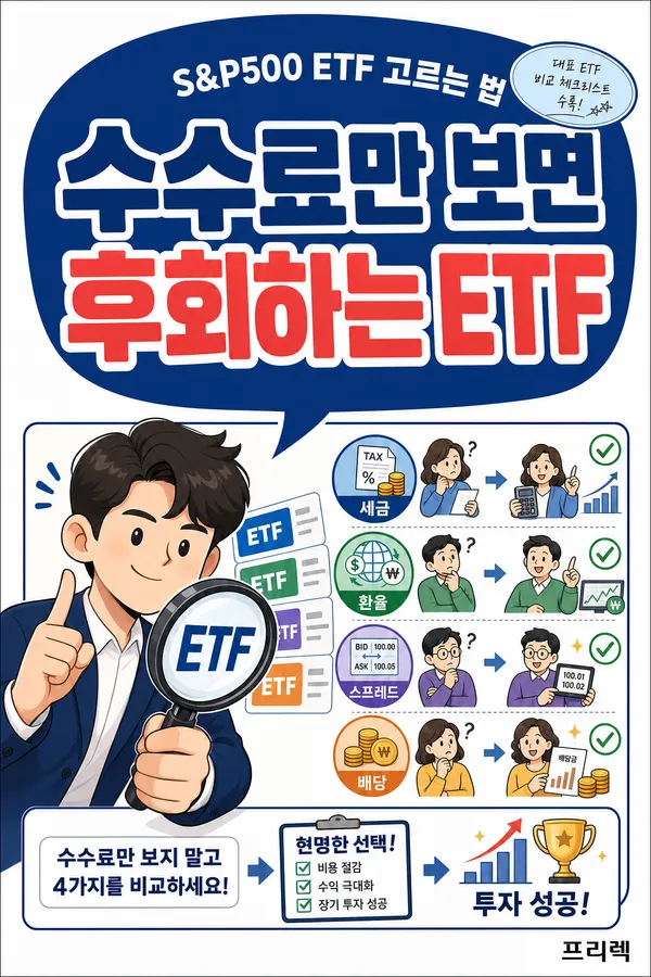 S&amp;P500 ETF 비교할 때 보는 기준