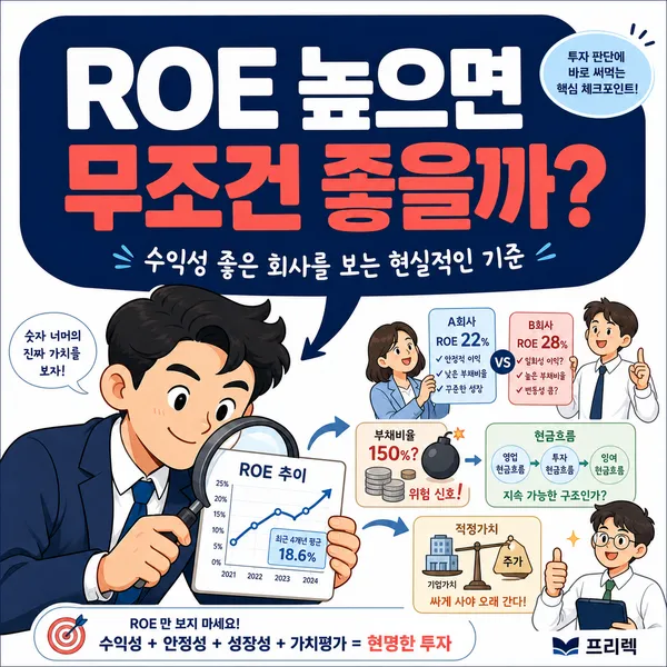 ROE 뜻, 수익성 좋은 기업을 보는 기준