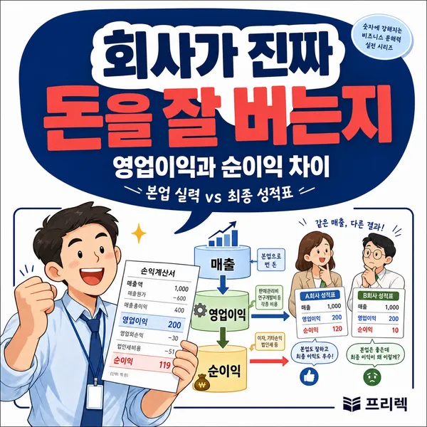 영업이익과 순이익 차이 쉽게 정리