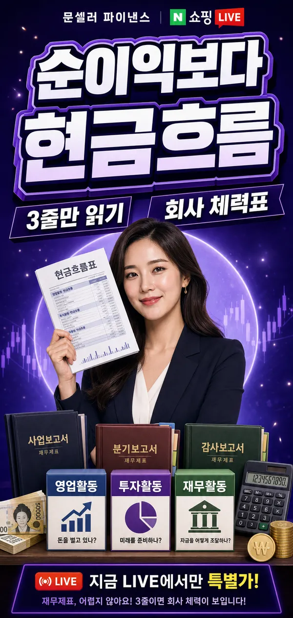현금흐름표에서 꼭 봐야 할 3가지