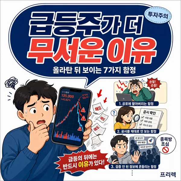 단기 급등 종목을 피해야 하는 이유