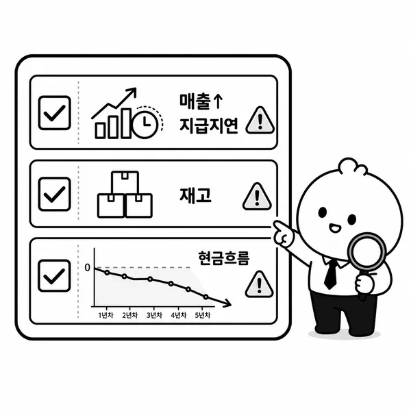 영업현금흐름 분석에서 확인해야 할 매출채권과 재고자산 신호